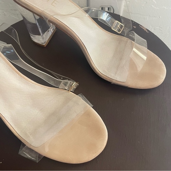 RAYE Alta Clear Lucite Heels Size 8 - Picture 5 of 9